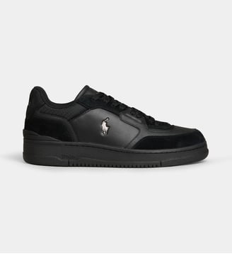 Baskets basses Open Master en cuir - Polo Ralph Lauren - Noir