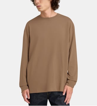T-shirt True Heavy Skater ample en coton - Organic Basics - Shadow