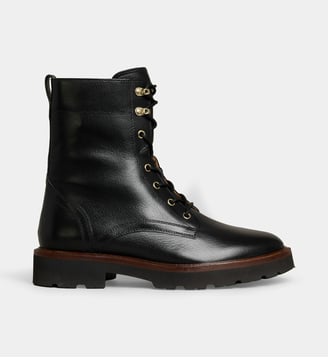 Bottines rangers Norize en cuir - Geox - Noir