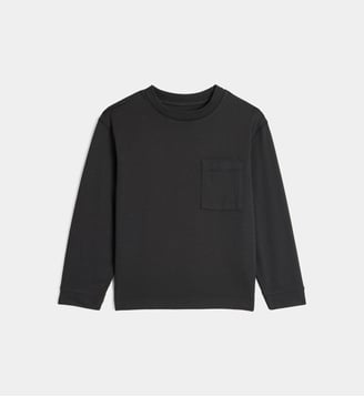 T-shirt manches longues Camjo en coton - Bellerose - Noir