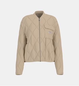Veste droite matelassée - Guess Jeans - Beige