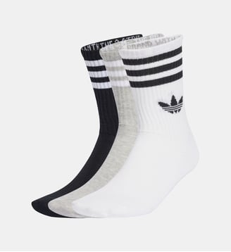 Lot de 3 paires de chaussettes signature - Adidas Originals - Gris et noir