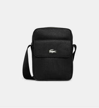 Sacoche en cuir - Lacoste - Noir