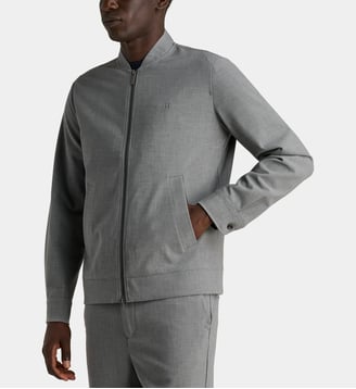 Bomber Como Reg Textured signature - Les Deux - Gris