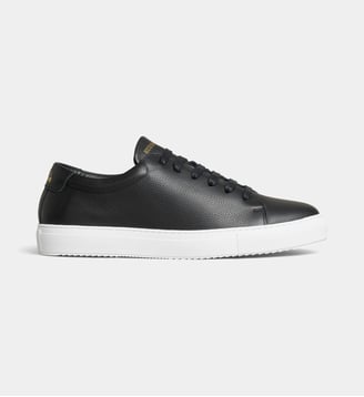 Baskets basses M03-25F en cuir grainé - National Standard - Noir