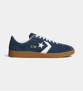 Baskets basses All Star Classic Trainer OX en suède - Converse - Bleu marine et blanc