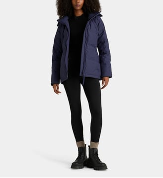 Parka ajustée Chelsea mi-longue capuche - Canada Goose - Bleu violet