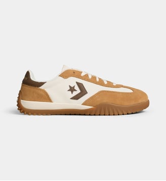 Baskets basses Run Star Trainer OX en toile - Converse - Beige et écru