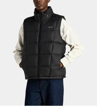 Blouson droit sans manches matelassé - Calvin Klein - Noir