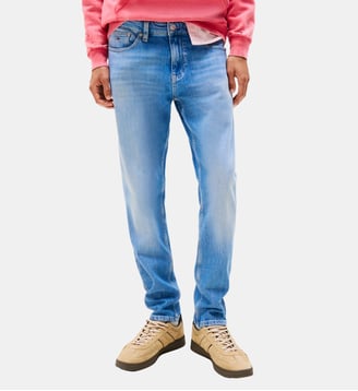 Jean Austin slim délavé - Tommy Hilfiger - Bleu moyen