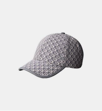 Casquette monogrammée coton - Calvin Klein - Gris et blanc