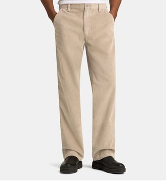 Pantalon 90S droit velours milleraies - Calvin Klein - Beige