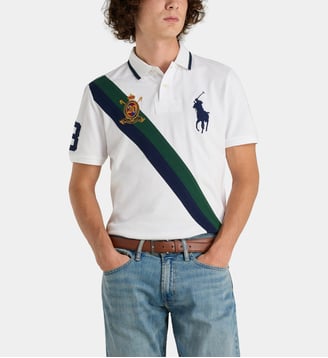 Polo droit signature manches courtes - Polo Ralph Lauren - Blanc