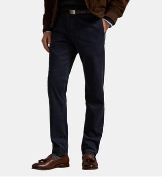 Pantalon chino en coton - Polo Ralph Lauren - Bleu marine