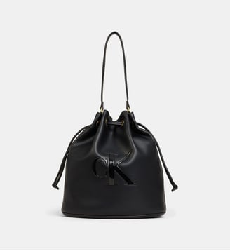 Sac seau Large Raised - Calvin Klein - Noir