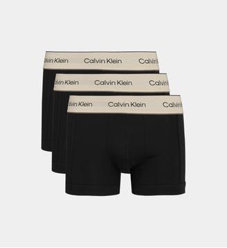 Lot de 3 boxers signature en coton - Calvin Klein - Noir