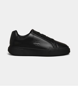 Baskets basses surélevées cuir - Calvin Klein - Noir