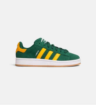 baskets basses campus 00s suède - Adidas Originals - Vert et jaune