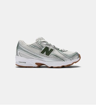 Baskets basses 740 - New Balance - Argent et vert
