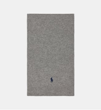 Écharpe Loryelle pony en laine - Polo Ralph Lauren - Gris