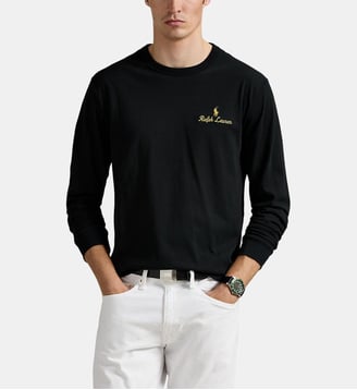 T-shirt logo en coton - Polo Ralph Lauren - Noir
