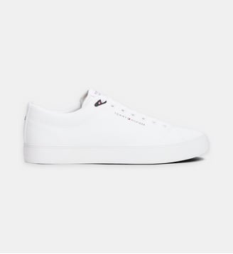 Baskets basses en cuir - Tommy Hilfiger - Blanc