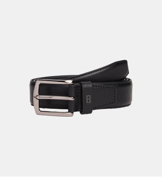 Ceinture Denton en cuir - Tommy Hilfiger - Noir