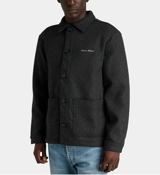 Veste Sebasto classique en laine - Maison Labiche - Gris foncé