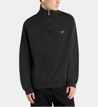 Sweat Placide en coton bio - Maison Labiche - Noir chiné