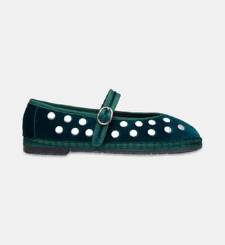 Ballerines Mae studs - Flabelus - Vert