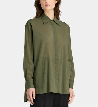 Chemise Augustine en coton - Officine Générale - Olive