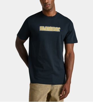 T-shirt signature coupe classique en coton - Element - Bleu marine