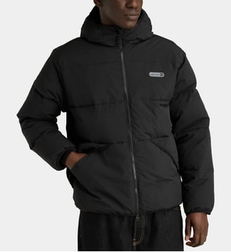 Doudoune à capuche matelassée - Element - Noir