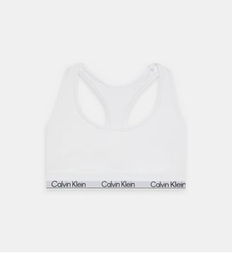 Brassière Icon en coton mélangé - Calvin Klein - Blanc