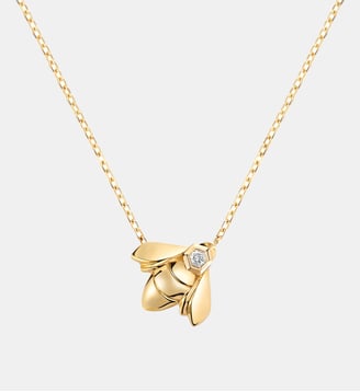 Pendentif en or jaune et pavé de diamant - Chaumet - Or jaune