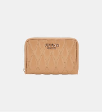 Portefeuille Valla matelassé - Guess - Beige rosé