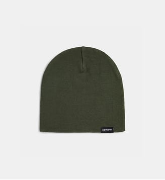 Bonnet Scripter en coton - Carhartt WIP - Vert foncé