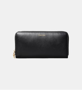 Portefeuille lisse - Calvin Klein - Noir