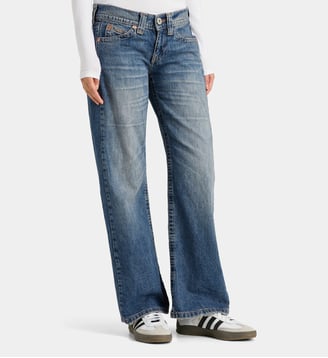 Jean droit Kayla en coton - BDG by Urban Outfitters - Bleu denim
