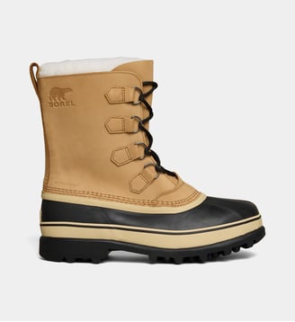 Boots Caribou cavalières en nubuck - Sorel - Beige