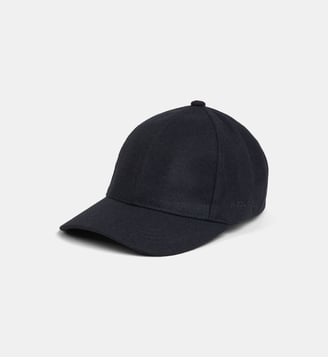 Casquette Solid baseball en coton - Woolrich - Bleu marine