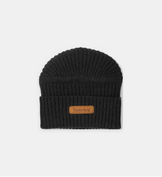 Bonnet maille côtelée signature - Timberland - Noir