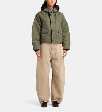 Doudoune Oltera ample courte à capuche - Carhartt WIP - Cypress