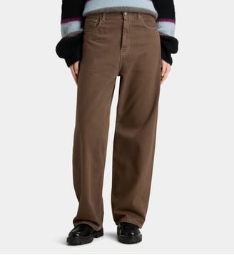Jean ample W' Brandon en denim - Carhartt WIP - Marron