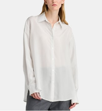 Chemise Peri à rayures - The Frankie Shop - Blanc et noir