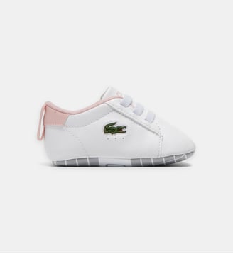 Baskets basses Carnaby - Lacoste - Blanc et rose