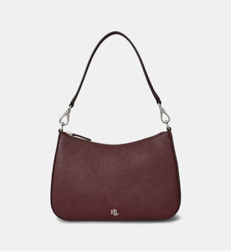 Sac à main Danni en cuir - Lauren Ralph Lauren - Bordeaux