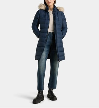 Doudoune Essential capuche  - Tommy Hilfiger - Bleu marine