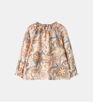 Blouse ample à motif - IL GUFO - Multicolore