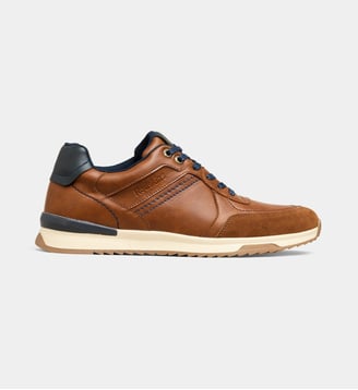Baskets basses Ladol - Redskins - Cognac